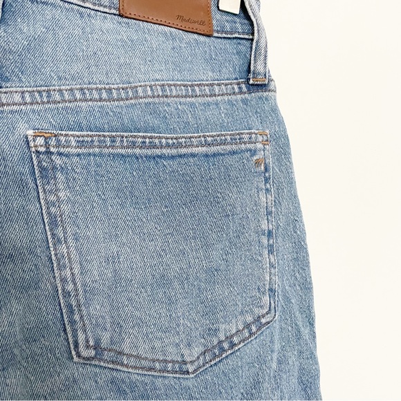 Madewell The Perfect Vintage Straight Leg Jeans Ainsworth Wash Raw Hem Size 26 - Picture 7 of 11